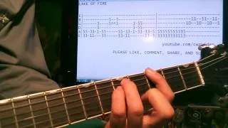 Nirvana Lake of Fire Guitar Lesson with Chords & Tab Tutorial also by Meat Puppets