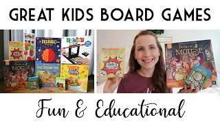 RECOMMENDED BOARD GAMES FOR KIDS | FUN AND EDUCATIONAL