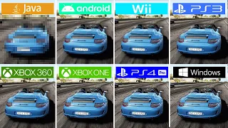 NFS Hot Pursuit (2010) Java vs Android vs Wii vs PS3 vs XBOX 360 vs XBOX ONE vs PS4 PRO vs PC