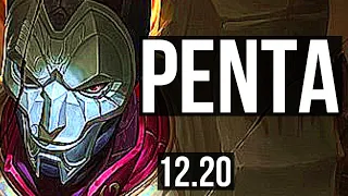 JHIN & Zyra vs ASHE & Karma (ADC) | Penta, 1.5M mastery, 700+ games, 8/3/12 | KR Diamond | 12.20