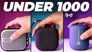 4 BEST Bluetooth Speakers Under 1000 in 2023 India⚡️Hindi⚡️ULTIMATE SOUND TEST! 🔊