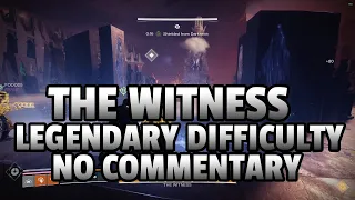 Destiny 2 Final Shape : THE WITNESS BOSS FIGHT + ENDING CUTSCENE (No Commentary)