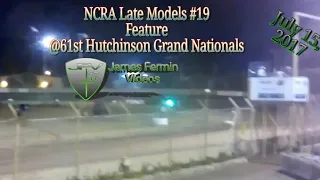 NCRA Late Models #19, Feature, 61st Hutchinson Grand Nationals, 07/15/17