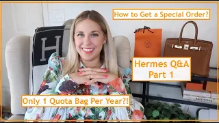 Hermes Q&A - Quota Rules, Spending Ratios, Special Orders and More!