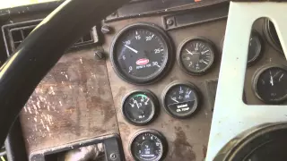 Old Start Cold Start Peterbilt Semi 1990