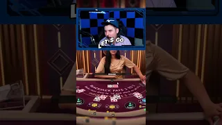 INSANE DOUBLE BLACKJACK!!!!!! #blackjackvideo #clips #shorts #blackjack