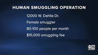 Woman arrested for alleged money laundering, human smuggling