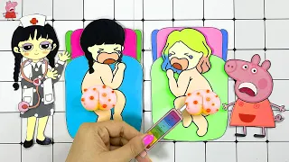 Paper Diy Craft Pop the Pimples #15 | Paper Diy - Baby Enid and Baby Wednesday has pimple