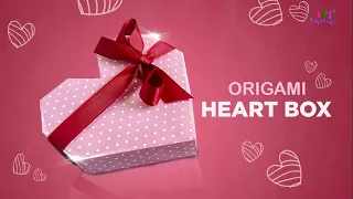Бумажная коробка сердечко. Изготовление подарочной коробки в виде сердечка. @createamiracle
