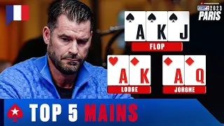 TOP 5 DES MAINS DE MUTANTS À L'EPT PARIS ♠️ PokerStars en Français
