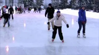 Ice Skating in Lake Placid - The Oval