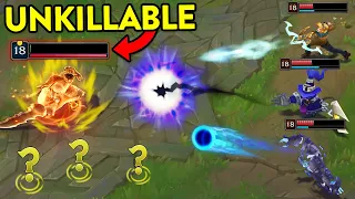 When LOL Players REFUSE To Go Down... PERFECT 1 HP OUTPLAYS (League of Legends)