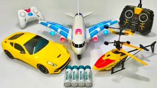 Radio Control Airbus A380 and Remote Control Car, helicopter, Airbus A380, aeroplane, remote car, rc