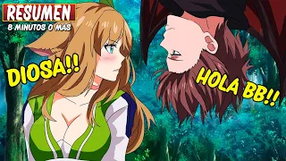 🌕 TRAS CONOCER A UNA DIOSA DESPIERTA SU GRAN PODER!! 😲 // 3 ANIMES EN 1 RESUMEN DEL ANIME