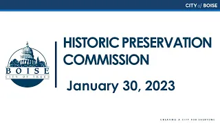 Historic Preservation Commission