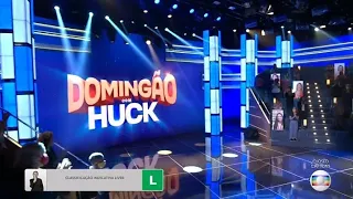 Início do "Domingão com Huck" ao vivo (12/09/2021) Globo