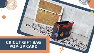 GIFT BAG POP-UP CARD | CRICUT POP-UP GIFT CARD HOLDER