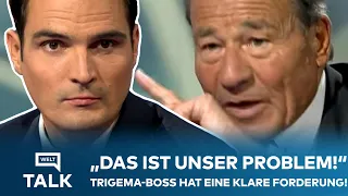 WELT TALK: "Das ist unser Problem!" Trigema-Chef Wolfgang Grupp hat eine ganz klare Forderung