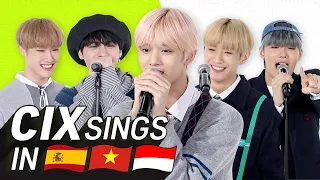 (CC) K-POP STARS sing in THREE Languages🎤| INA/VIET/SPN | CIX | TRANSONGLATION