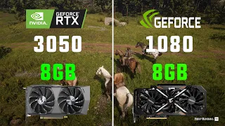 RTX 3050 vs GTX 1080 Test in 7 Games