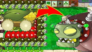 Plants vs Zombies Minigames Zombotany 2 - 99 Gatling Pea Cob Cannon vs Gargantuar