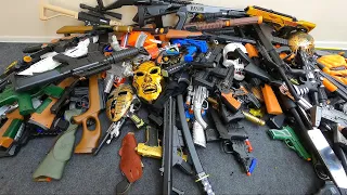 Hundreds Of Toy Guns, Scary Masks, Sniper Rifles And Desert Eagle Guns