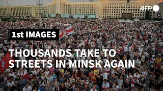 Belarus: protests continue in Minsk over disputed vote | AFP