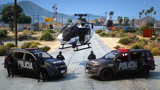 TROCA DE T1ROS NA COMUNIDADE - GTA 5 EMERGÊNCIA 24 HS