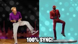 FORTNITE DREAM FEET EMOTE IN REAL LIFE! (100% SYNC)