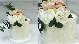 Spatula textured cake technique | Cake decorating tutorials | Sugarella Sweets