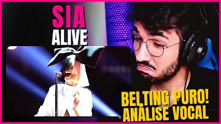 SIA CANTANDO COMO VOCÊ NUNCA VIU! BELTING PURO / PROF DE CANTO