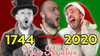 Peter Hollens "Evolution of Christmas Songs" | Voice Teacher Reaction