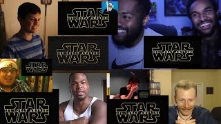Star Wars Episode VII The Force Awakens Official Comic Con 2015 Reel REACTION MASHUP!