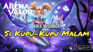 The night butterfly Krixi midlaner - Ranked - Arena Of Valor