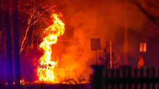 Brush Fire & New Jersey State Forest Fire Service Brick New Jersey 4/13/23