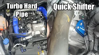 Installing A CEUK Turbo Hard Pipe And A Pumaspeed Quickshifter To My Mk8 Fiesta St Line