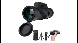 AMESEDAK 80x100 High Power Monocular Telescope : Key Features