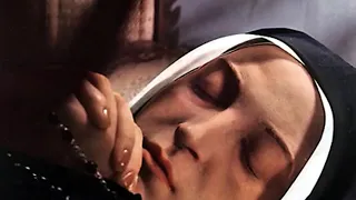 St Bernadette  Sleeping In Wonder, the Saint that saw the Blessed Virgin Mary, in Lourdes, France