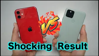 iPhone 11 VS Google Pixel 5 Speed Test