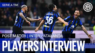 BASTONI, DIMARCO AND DARMIAN | INTER 4-0 ATALANTA | PLAYERS INTERVIEW 🎙️⚫🔵