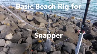 Basic Beach Rig for Snapper Fishing - NZ Surfcasting