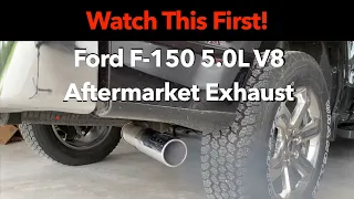 Ford F-150 V8 5.0L Coyote Aftermarket Exhaust - Beware of Cylinder Deactivation!