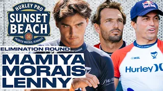 Barron Mamiya, Frederico Morais, Kai Lenny | Hurley Pro Sunset Beach 2024 - Elimination Round