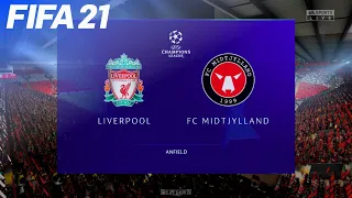 FIFA 21 - Liverpool vs. FC Midtjylland @ Anfield