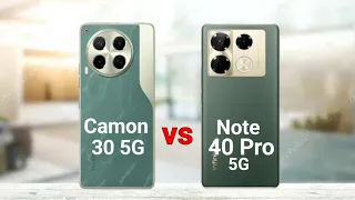 Tecno Camon 30 5G vs Infinix Note 40 Pro 5G