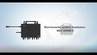 Installation Guide: Growatt NEO 2000M-X Microinverter