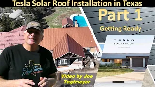 Tesla Solar Roof & Powerwall Installation Part 1, Discuss Project with Homeowner