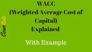 WACC Weighted Average Cost of Capital | Explained with Example