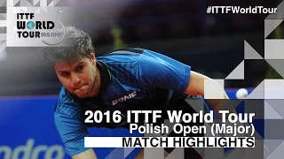 2016 Polish Open Highlights: Dimitrij Ovtcharov vs Bastian Steger (1/2)