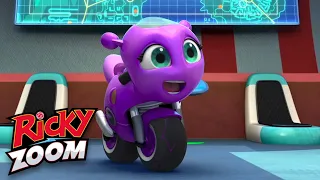 The Pretend Emergency ⚡️Loops New Trick ⚡️ Motorcycle Cartoon | Ricky Zoom